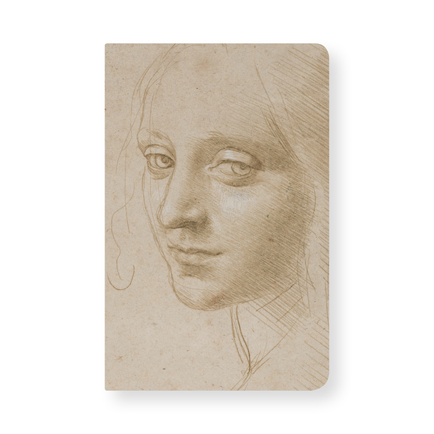 Carnet Léonard de Vinci Étude de tête de femme