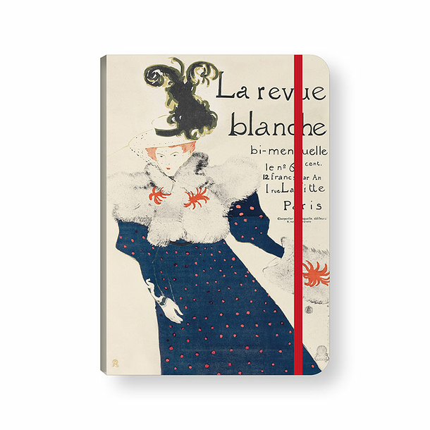 Notebook with Elastic Band Toulouse-Lautrec - "La Revue blanche"