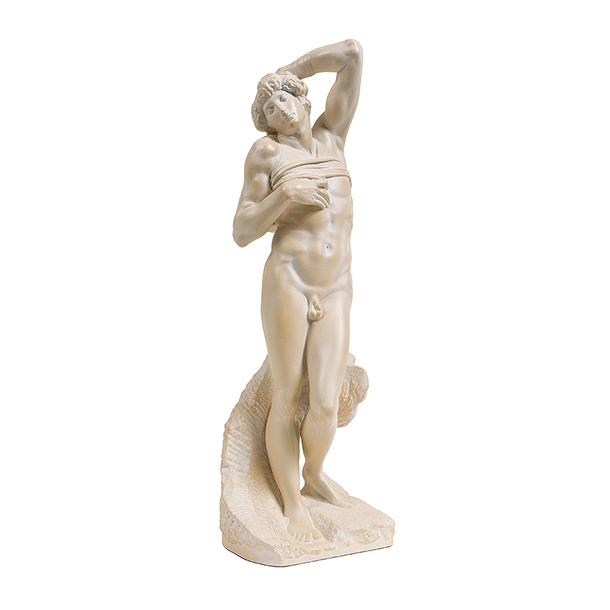 Statuette en bronze l'ESCLAVE MOURANT de MICHEL ANGE statue figurine déco art 