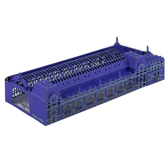 Laser Model Orsay Museum - Indigo blue