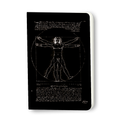 Cahier Léonard de Vinci Homme de Vitruve