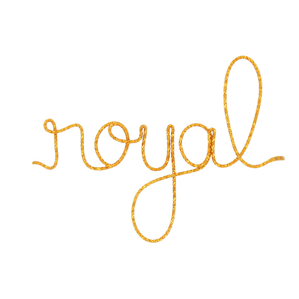 Fil sculpté en métal - Royal