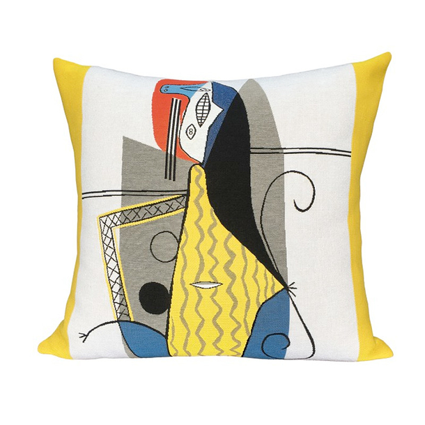 PICASSO WOMAN IN A CHAIR CUSHION COVER-