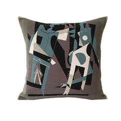 Housse de coussin Picasso - Arlequin et femme au collier -Pansu