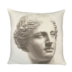 Housse de coussin Vénus de Milo - Blanc - Pansu