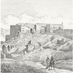 Mossoul (Mésopotamie), portion du mur d'enceinte