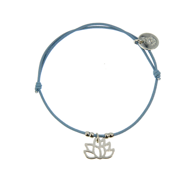 Bracelet with Charm's Water lilie - Les Cléias