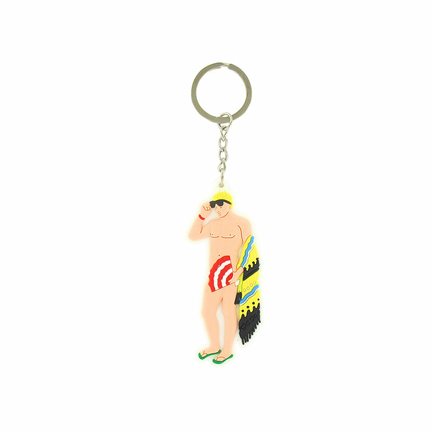 Keyring Marcellus - At the beach ! Le Louvre by Antoine Corbineau