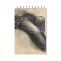 Sketch Book da Vinci - Study for the Virgin's coat