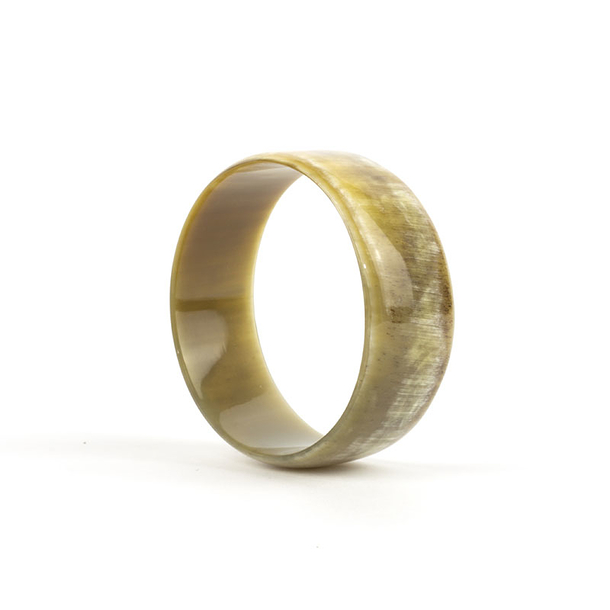 Bracelet plat en corne blonde - L'Indochineur