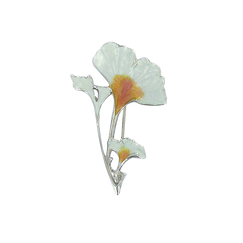 Broche Gingko Art nouveau