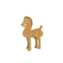 Mingqi Horse Pin's