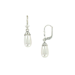 Pearls Earrings Art Nouveau