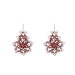 Boucles d'oreilles Frivolité Rose Trianon