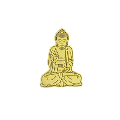 Teaching Buddha Pin's