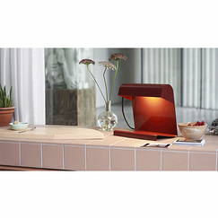 Desk lamp by Jean Prouvé - Japanese red - Vitra