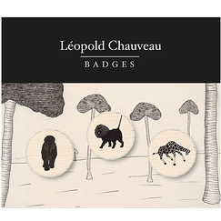 Set of 3 pin's Léopold Chauveau - Savannah