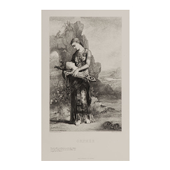 Estampe Orphée - Gustave Moreau