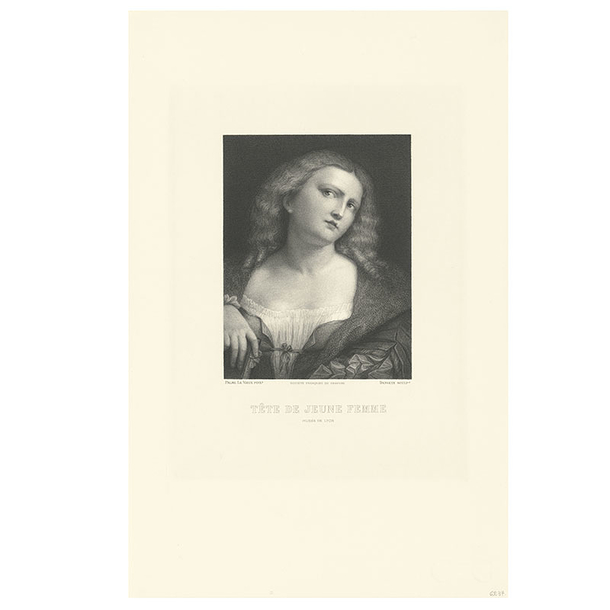Tête de jeune femme