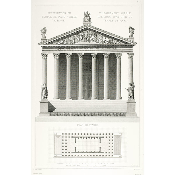 Restauration du Temple de Marc-Aurèle à Rome