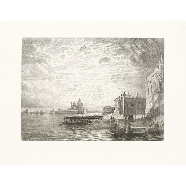 Le Grand Canal de Venise et le Palais des Doges - André-Charles Coppier