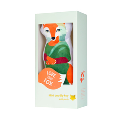 Mini Cuddly toy Mona Fox - Painted - Love this Fox
