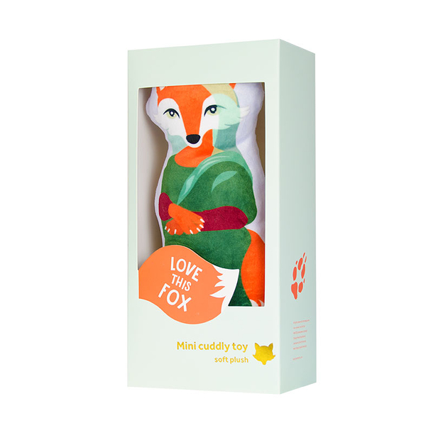 Mini Cuddly toy Mona Fox - Painted - Love this Fox
