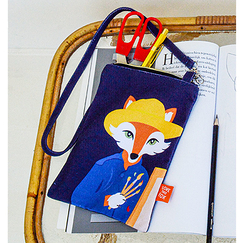 Mini Pouch Vincent Fox - Painted - Love this Fox