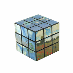 Claude Monet Rubik's cube