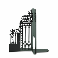 Gate of the Court of Honour Bookend - Matt black - Left