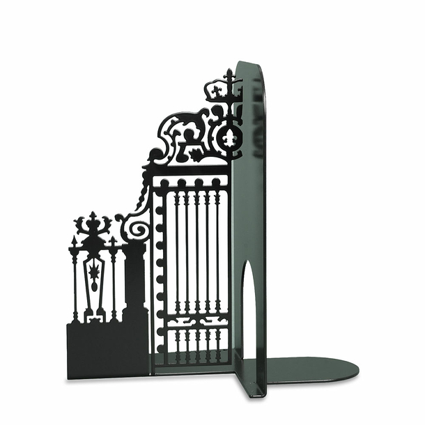 Gate of the Court of Honour Bookend - Matt black - Left