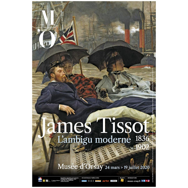 Affiche de l'exposition - James Tissot L'ambigu moderne - La Tamise