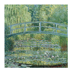 Affiche Claude Monet - Le bassin aux nymphéas, harmonie verte