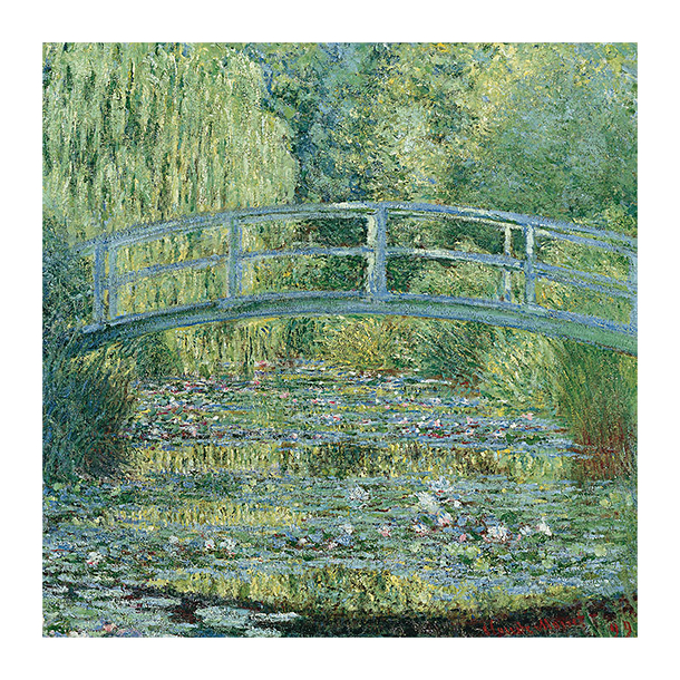 Affiche Claude Monet - Le bassin aux nymphéas, harmonie verte
