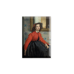 Magnet James Tissot - Portrait de Mademoiselle L. L.