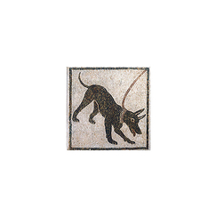 Pompeii - Dog Mosaic Magnet
