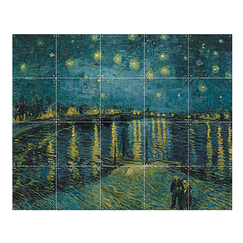 Décoration murale Van Gogh - Nuit étoilée sur le Rhône - IXXI