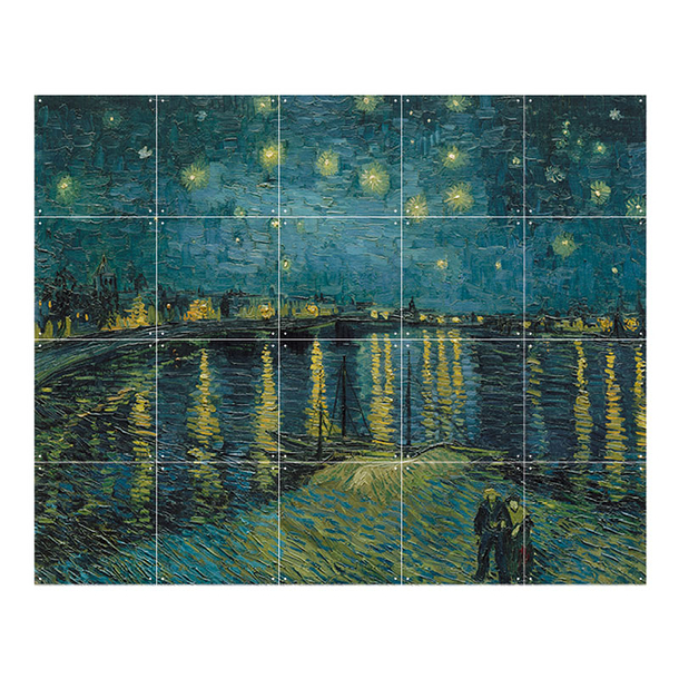 Neuf Riolis 1088 Nuit étoilée Après Van Gogh's peinture 