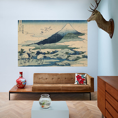 Décoration murale Hokusai - Umezawa dans la province de Sagami - IXXI