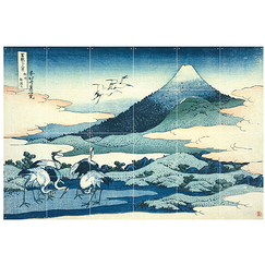 Décoration murale Hokusai - Umezawa dans la province de Sagami - IXXI