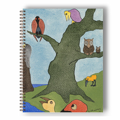 Spiral Notebook Chauveau - Birds