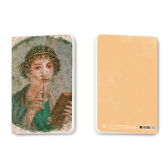 Carnet Pompéi - Portrait de jeune femme dite Sappho