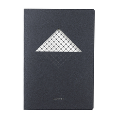 Cahier A5 Louvre Pyramide - Noir