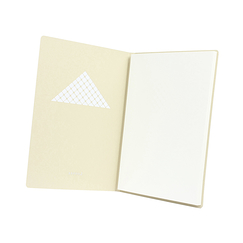 Notebook 14.7 X 20.6 cm "Louvre Pyramide - Champagne"