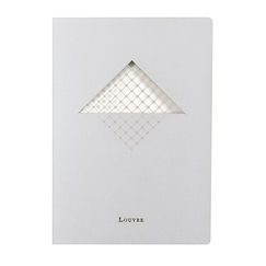 Cahier A5 Louvre Pyramide - Argent