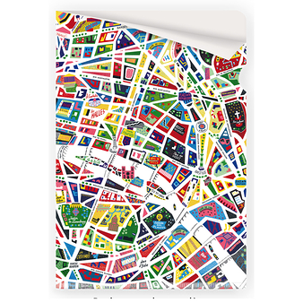 Clear File Corbinau - Map of Paris