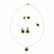 Elisabeth of Austria Agate Necklace with pendant