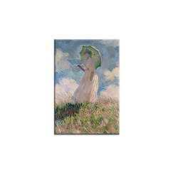 Claude Monet - Woman with umbrella Magnet