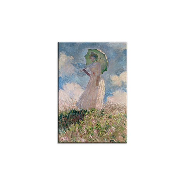 Claude Monet - Woman with umbrella Magnet