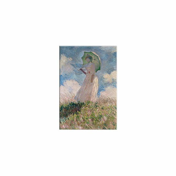 Magnet Claude Monet - Woman with Parasol turned to the Left, 1886